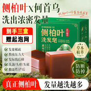 KOOGIS側(cè)柏葉洗發(fā)皂洗發(fā)水手工香皂角何首烏中草藥洗頭護(hù)發(fā)包黑發(fā)烏發(fā)皂