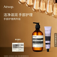 Aesop手部護(hù)理兩件組:洗手液+護(hù)手霜 生日禮物男女