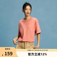 Champion冠軍t恤男24新款純棉情侶寬松短袖上衣 M444豆沙粉 XL 