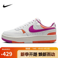 耐克NIKE休閑鞋女子復(fù)古厚底GAMMA FORCE運動鞋DX9176-113白紫38