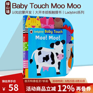 英文原版 Ladybird系列 兒童啟蒙觸摸書 Baby Touch Moo Moo 大紙板觸摸概念書 兒童學(xué)習(xí)認(rèn)知開發(fā) 綠山墻