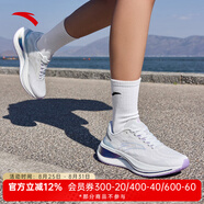 安踏（ANTA）冠軍跑鞋3SE丨運動(dòng)鞋女新款減震回彈耐磨女子跑鞋防潑水跑步鞋女 【冠軍跑鞋3代PRO】灰/紫-4 36 (225mm)
