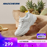 斯凱奇奧利奧|秋季黑白老爹鞋復(fù)古熊貓鞋透氣厚底增高運動鞋