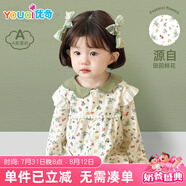 優(yōu)奇女寶寶秋季外出服連體衣周歲洋氣新生嬰兒衣服超萌長(zhǎng)袖哈衣爬爬服
