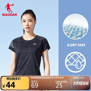 喬丹短袖t恤女夏季薄款運動速干衣圓領(lǐng)冰絲休閑跑步上衣女健身服