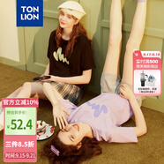 唐獅（TonLion）2025短袖T恤女半袖體恤chic寬松上衣
