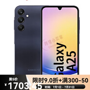 三星（SAMSUNG）A35 A25 A34 A54 A23 海外版esim智能手機(jī)安卓全新版 A25藍(lán)黑 【JP】 官方標(biāo)配 4 64GB