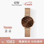 丹尼爾惠靈頓（DanielWellington）DW手女表 全新配色鋼帶女士手表 時(shí)尚歐美表七夕禮物DW00100476