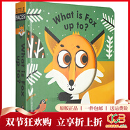 英文原版 Little Faces 百變臉譜系列 Fox Is Up To Something 兒童英語啟蒙 動(dòng)物認(rèn)知 紙板操作書 綠山墻