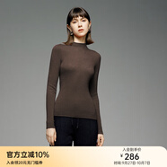 顏域羊毛內(nèi)搭針織衫女2025新款冬季糖果色修身顯瘦半高領(lǐng)打底毛衣 咖色 S/36