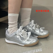 耐克（NIKE）休閑鞋女鞋2025秋季新款運動(dòng)鞋Gato足球文化鞋板鞋HV9596-102 II7084-001金屬銀/白色/橡皮淺褐 40
