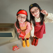 UTOUTO大耳象女童字母口袋連衣裙2025秋季新款燕尾背帶裙 麥草黃 130