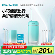 羅曼（ROAMAN）沖牙器便攜式電動牙齒沖洗器潔牙器水牙線大容量學(xué)生專用送情侶男女朋友禮物家電政府補(bǔ)貼mini8綠