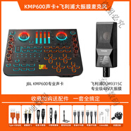JBL直播設備全套裝電腦聲卡唱歌手機主播k歌錄音麥克風(fēng) JBL聲卡+飛利浦DLM9315C黑色【直播K歌套 官方標配