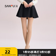 三福 女褲襪單條裝 淑女易搭天鵝絨貼膚防勾絲連腳絲襪823293 淺咖膚 均碼