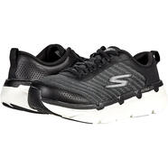 斯凱奇（Skechers）跑步鞋女緩震支撐透氣舒適輕便靈活透氣網(wǎng)面休閑鞋 Black/White 37