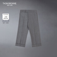THOM BROWNE[3期免息][TB]湯姆布朗童裝經(jīng)典羊毛童裝西服長(zhǎng)褲 中灰色 150 (12)