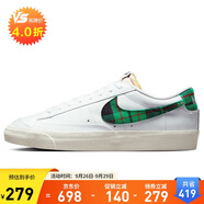 耐克NIKE男板鞋緩震透氣BLAZER LOW運動鞋DV0801-100白41