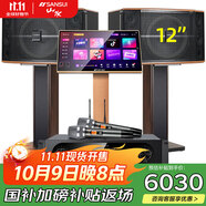 山水（SANSUI）FK121專業(yè)卡拉OK大功率ktv音響會(huì)議室商用設(shè)備功放點(diǎn)歌機(jī)組合娛樂系統(tǒng)一拖四套裝家用家庭全套音箱 FK121卡包箱+功放+山水雙話筒+2t點(diǎn)歌機(jī)