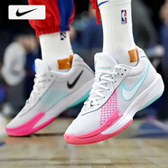 耐克（NIKE）官方 艦店男鞋 2025秋季新款運動鞋緩震耐磨實戰(zhàn)球鞋透氣籃球鞋 【GT·CUT】【藍粉】 45 (285mm)