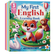 兒童英文學(xué)習的第一本書(shū) 中（4冊）My First English Learning Book 英文原版書(shū) 國外兒童啟蒙繪本 英文啟蒙