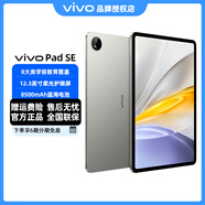 vivo Pad SE平板電腦 新品上市 12.3英寸柔光護眼大屏 8500mAh大電池 娛樂(lè )辦公游戲 學(xué)生網(wǎng)課 鈦色（柔光版） 8GB+256GB 標配版（有禮贈）