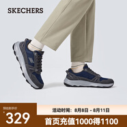 斯凱奇Skechers男士綁帶城市戶外鞋237785 海軍藍(lán)色/灰色/NVGY 41