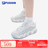 FILA FUSION斐樂(lè)女鞋潮牌文化籃球鞋休閑鞋情侶運(yùn)動(dòng)鞋斐樂(lè)男女鞋 香草冰/冰灰-VI【女】 38