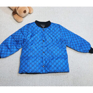 南糖三色盈湖兒童輕薄羽絨服內(nèi)膽90白鴨絨寶寶中小童男女童秋冬外套24新款 藍底雙G 130 cm