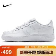 耐克NIKE板鞋女子大童空軍一號(hào) AIR FORCE 1運(yùn)動(dòng)鞋 DH2920-111白36