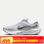 耐克NIKE男跑步鞋JOURNEY RUN運動鞋F(xiàn)N0228-104金屬銀/黑42.5
