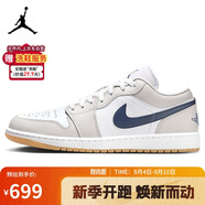 Jordan男子休閑鞋喬丹AJ1 JORDAN 1 運(yùn)動鞋553558-146灰白43