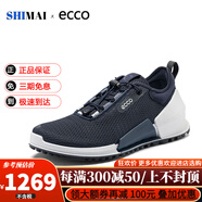 ECCO【現(xiàn)貨】愛步男鞋新款休閑鞋網(wǎng)面透氣輕便運(yùn)動鞋防滑跑步鞋800674 午夜藍(lán)/深灰色800674-52344 40