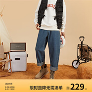 Semir官方正品馬丁靴男靴春秋季新款英倫風(fēng)中幫大黃靴工裝靴短靴子男 駝色【馬丁靴】 42