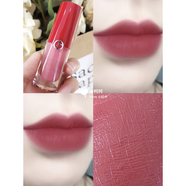 阿瑪尼（ARMANI）小胖丁唇釉絲絨啞光口紅 紅管唇膏200/300/504/400/403/506 505#   豆沙紅
