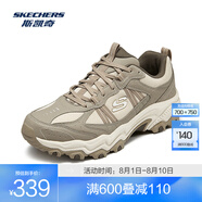 斯凱奇（Skechers）云野丨徒步鞋男女同款戶外防護抓地耐磨運動跑步鞋登山鞋運動鞋 【男款】自然色/灰褐色/NTTP 39.5