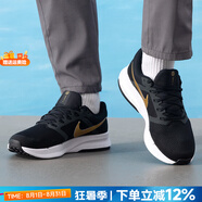 耐克（NIKE）官方 男鞋 25夏新款舒適透氣網(wǎng)面鞋運動(dòng)休閑鞋輕盈減震跑步鞋子男 SWIFT 3/飛線(xiàn)科技/黑金 39 內長(cháng)245mm
