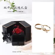 憶瑾招財(cái)貓戒指女S925銀創(chuàng)意做舊戒指錢(qián)多多指環(huán)銅錢(qián)個(gè)性食指開(kāi)口尾戒 【雙開(kāi)門(mén)花盒】【一對(duì)】