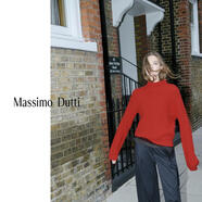 Massimo Dutti秋季新品2025女裝優(yōu)雅高級(jí)英倫風(fēng)肩部細(xì)節(jié)高領(lǐng)針織衫毛衣05620693 紅色 M (170/92A)