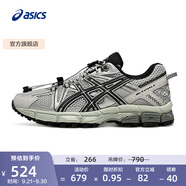 亞瑟士ASICS跑步鞋女鞋透氣運動鞋越野抓地耐磨跑鞋 GEL-KAHANA 8 FL 銀灰色/黑色 40