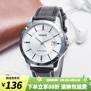 卡西歐（CASIO）手表男 日期顯示 防水商務(wù)休閑石英手表 時尚學(xué)生男表七夕禮物 MTP-V004L-7A