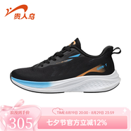 貴人鳥(niǎo)跑步鞋男情侶款T243005 黑色 39