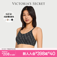 維多利亞的秘密 楊冪同款 夏季薄款內(nèi)衣女果凍條反重力無痕涼感文胸PRO微聚攏MAX 5Z84黑色撞色-logo蕾絲 11244757 M ：PRO雙排扣（75C/75D/80A/80B