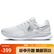 耐克NIKE跑步鞋女緩震透氣RUN SWIFT 3運動(dòng)鞋DR2698-101白39