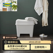 宜家（IKEA）BURSJON波斯昂儲物凳家用儲物矮凳換鞋凳家用 儲物凳白色