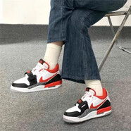 耐克（NIKE）秋季男女童籃球鞋AIR JORDAN LEGACY 312 LOW (GS)時(shí)尚運動(dòng)鞋 CD9054-160/狼灰/火焰紅 36