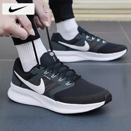 耐克（NIKE）男鞋2025夏季新款網(wǎng)面透氣輕便運動(dòng)休閑鞋緩震耐磨低幫正品跑步鞋 【Flywire飛線(xiàn)】網(wǎng)面透氣/黑白 【升級泡棉】 42 鞋內長(cháng)265mm