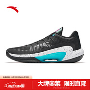 安踏（ANTA）三分雨LITE V2|籃球鞋男耐磨防滑透氣實(shí)戰(zhàn)低幫運(yùn)動鞋 黑-5 42