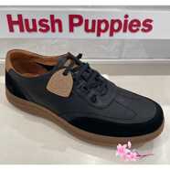 暇步士（Hush Puppies）2023秋減齡百搭小白鞋男休閑板鞋B5L16CM3 黑色 43