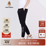 Hush Puppies暇步士男裝夏季耐磨印花束腳長(cháng)褲 097黑色3 35